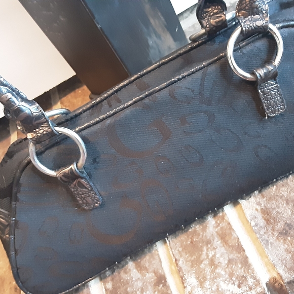 BLACK STUDDED HANDBAG/PURSE - Picture 2 of 7